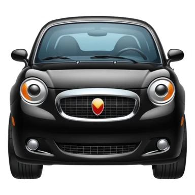 grosse voiture noire sticker