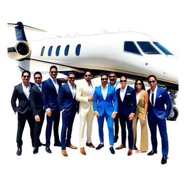 Grant Cardone, Tai Lopez, Josh King Madrid, Alex Hormozi, Iman Gadzhi, Daniel G, Branden Condy, Patrick Bet-David, Dan Henry, Luke Belmar, Shelby Sapp, Leila Hormozi, Tefi Valenzuela, business, influencers, friends, rich millionaire success lifestyle, private jet , supercars, success, sales sticker