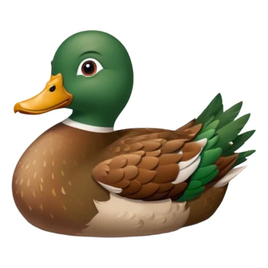 Sarcelle hiver canard sticker
