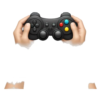 joystick in hands sticker