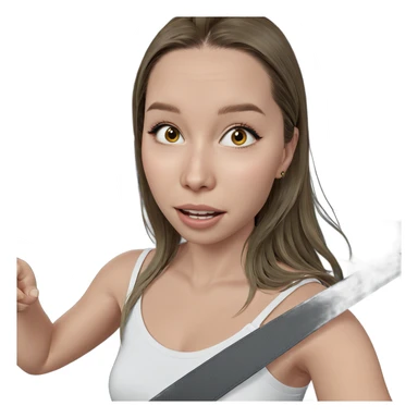 girl in car interior sticker