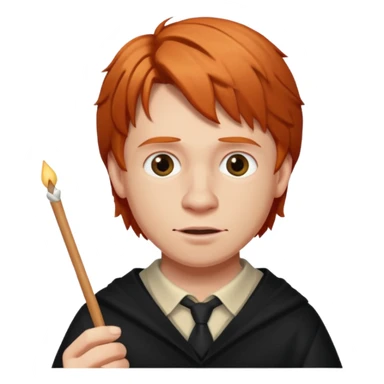 ron weasley with Toothpick sticker