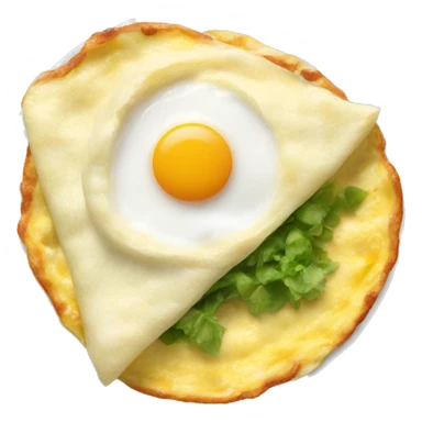 egg white omelette  sticker