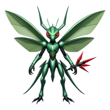 Scizor-Scyther-Vikavolt-Bisharp-Darkrai-Fusion sticker