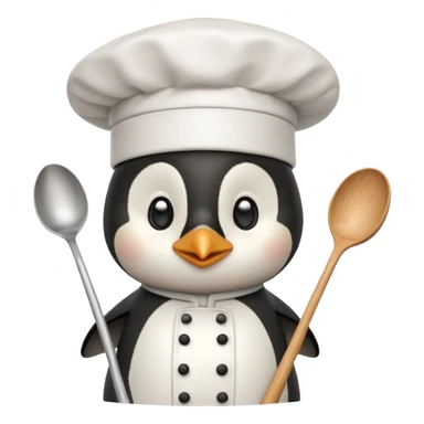 pinguin cuisinier sticker