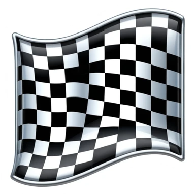 sorayama Chequered flag sticker