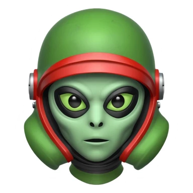 the masked alien sticker