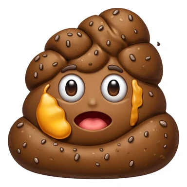 iPhone in poop sticker