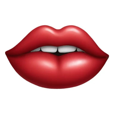 Kiss lip sticker