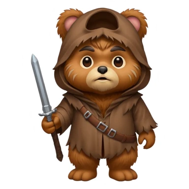Ewok from Star Wars sticker