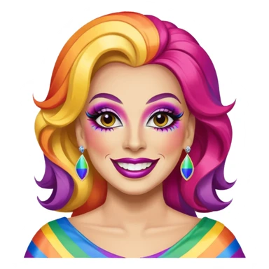 drag queen pride sticker