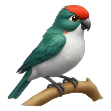 Agapornis besandose sticker