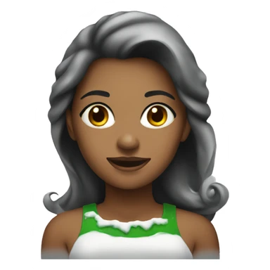 Clean girl Christmas holiday sticker