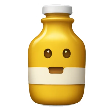 mustard bottle sticker