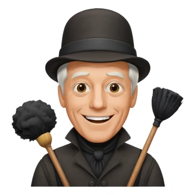 Dick Van Dyke chimney sweep  for discord  sticker