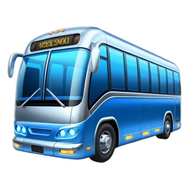 futuristic bus sticker