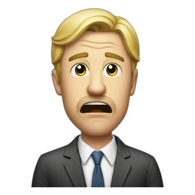 Chris Walsh telling a client to piss off sticker