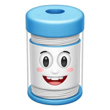 pack of dental floss thread  sticker