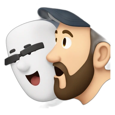 tom segura kissing bert kreischer sticker