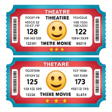 theatre movie ticket sticker