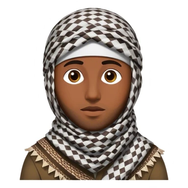 un homme porte une bavette Palestine sticker