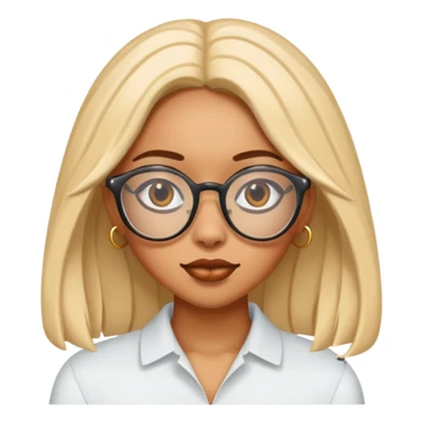 doja cat wear glasses sticker