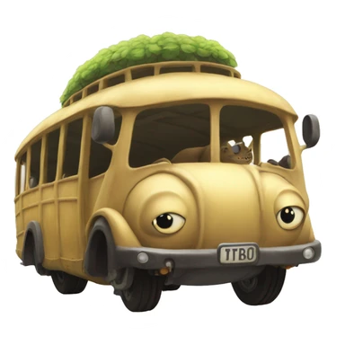 Catbus from My Neighbor Totoro sticker