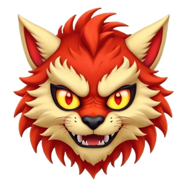 Alpha demon furry sticker