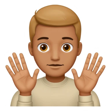 Guy saying 67 and 67 is on his hands sticker