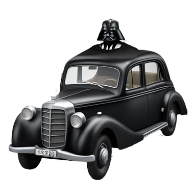  Darth Vader’s 1943 WW2 Mercedes German Staff Officer’s 4-door Car sticker