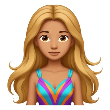 Dreamworks Cartoon style female sticker