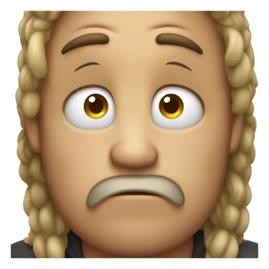 Grossed out emoji sticker