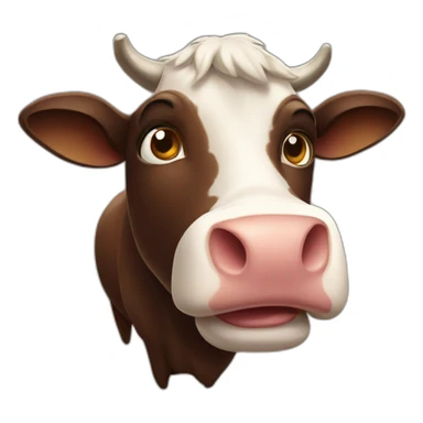 choclatemilk cow sticker