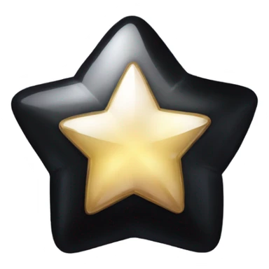 Black shiny jewel but 3 stars sticker