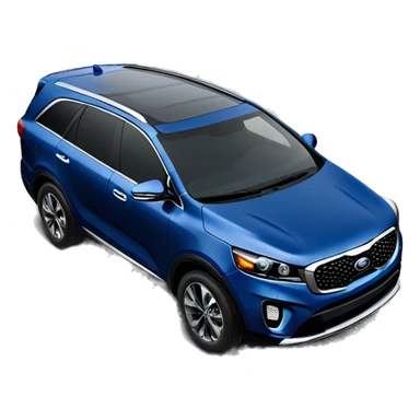 Blue Kia Sorento 2024 sticker