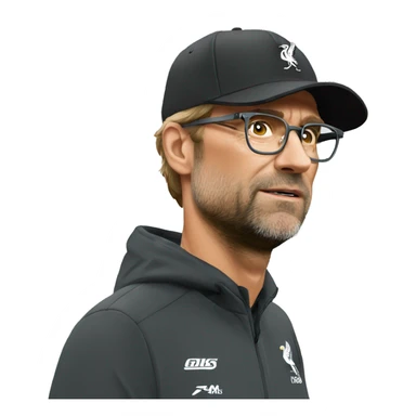 Klopp dizzy head sticker