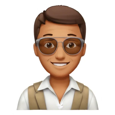 cool programmer on vacation sticker