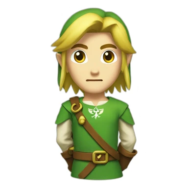 link from legend of zelda sticker
