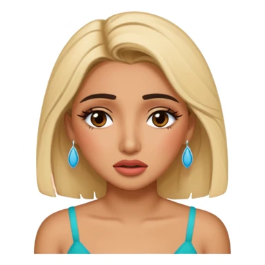 Huda from love island crying sticker