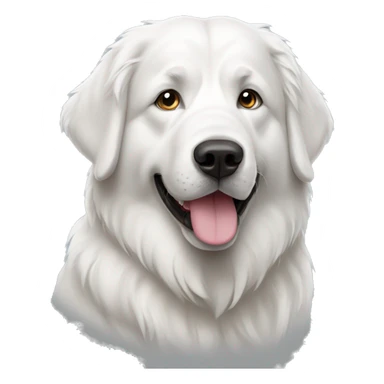 Great Pyrenees dog  sticker