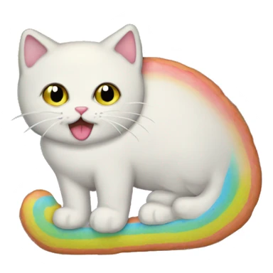 poptart kitty rainbow sticker