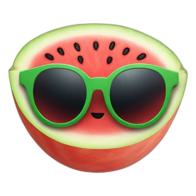 watermelon sunglasses sticker
