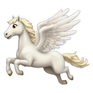 pegasus volando sticker
