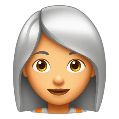 Fille en tenu de prisonnière orange  sticker