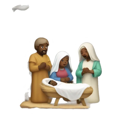 Nativity Scene sticker