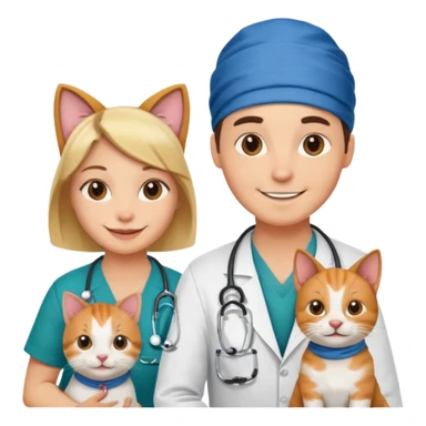 doctors with bandanas cat or dog sticker