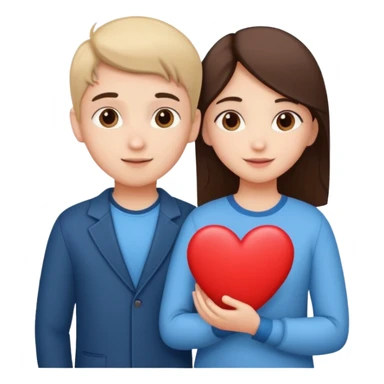 Cute Boy And Cute Girl Standing Love  Add Heart Heart Name Khushbu  sticker
