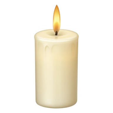 Decorative Wax Candle  sticker