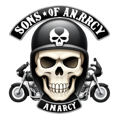 Skul kind of logo Sons Of Anarchy including Sons Of HVAC sticker