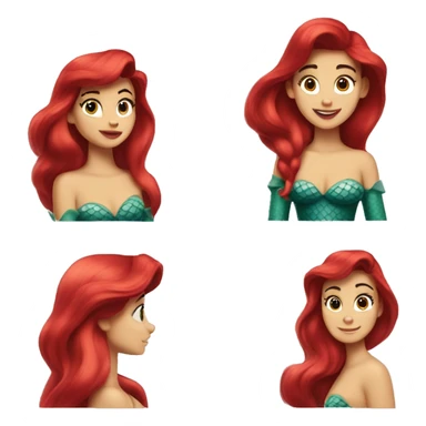 the little mermaid ariel sticker